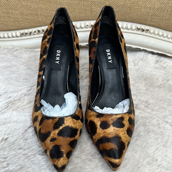 DKNY | Camel Leopard Lexi Pointy Toe Platform Pump - Picture 4 of 15